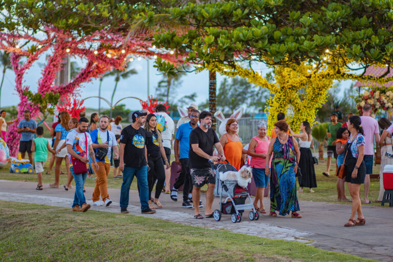 Vila da Páscoa Iluminada movimenta final de semana, em Aracaju, com programação cristã