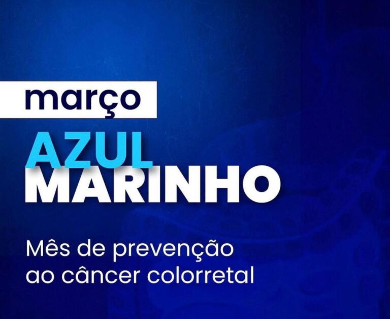 Março Azul Marinho: gestão de Aracaju reforça conscientização sobre câncer colorretal
