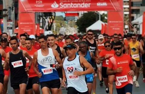 Santander Track&Field Run Series realiza a etapa Aracaju Sunset