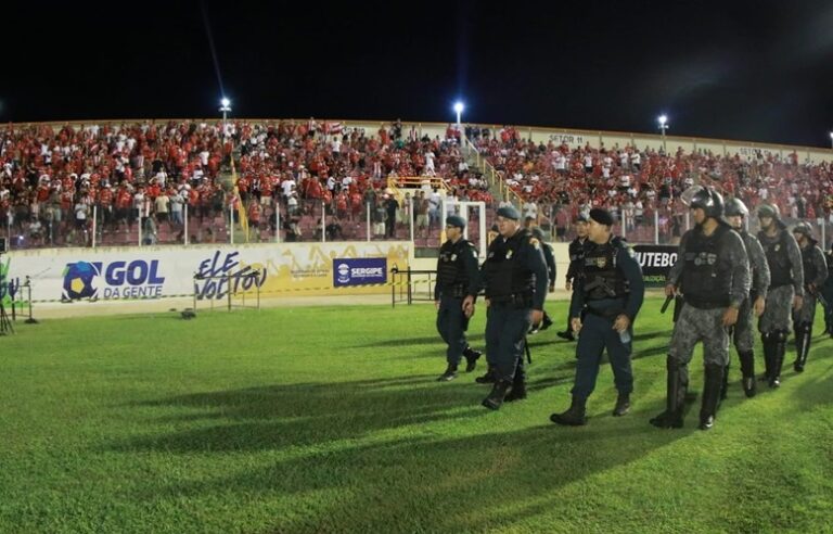 Planejamento da PM funciona e garante tranquilidade na Arena Batistão