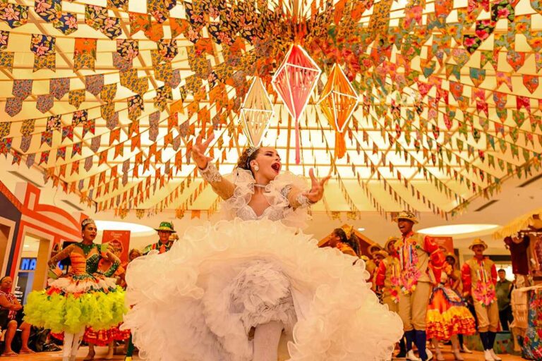 Quadrilha junina Asa Branca se apresenta na noite desta quinta-feira (20), no Shopping Jardins, em Aracaju