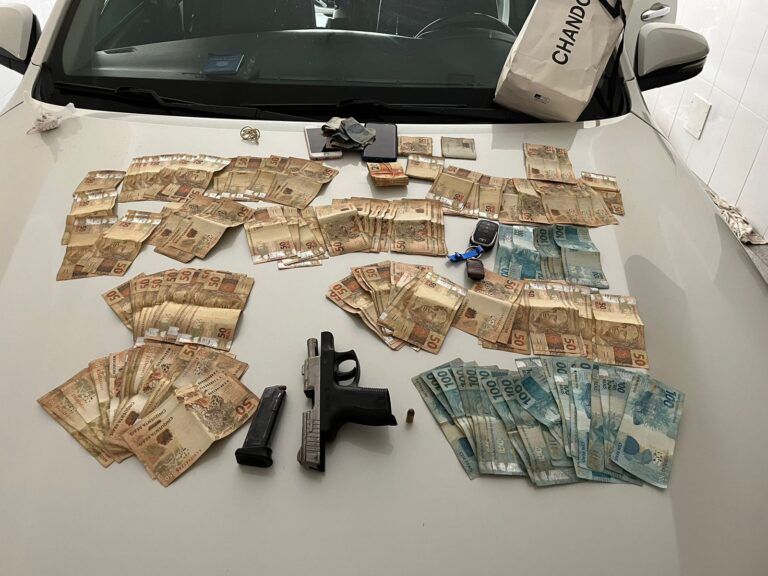 Operação Narke 2: Denarc prende investigado e apreende mais de R$ 15 mil, pistola e veículo de alto padrão no interior de Sergipe