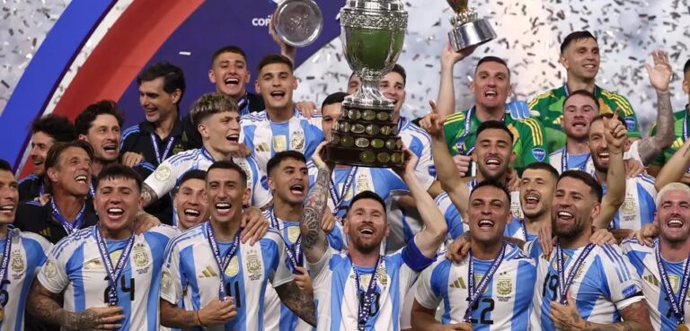 Invicta, Argentina é bicampeã consecutiva da Copa América ao bater Colômbia