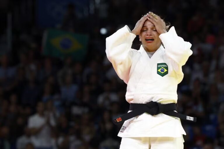 Larissa Pimenta conquista medalha de bronze no judô