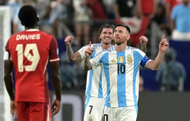 Messi marca, Argentina vence o Canadá e avança à final da Copa América