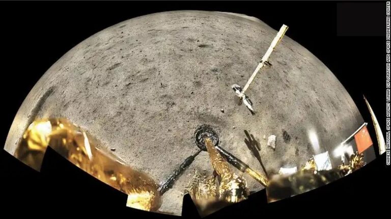 Moléculas de água são encontradas em amostra lunar coletada por sonda chinesa