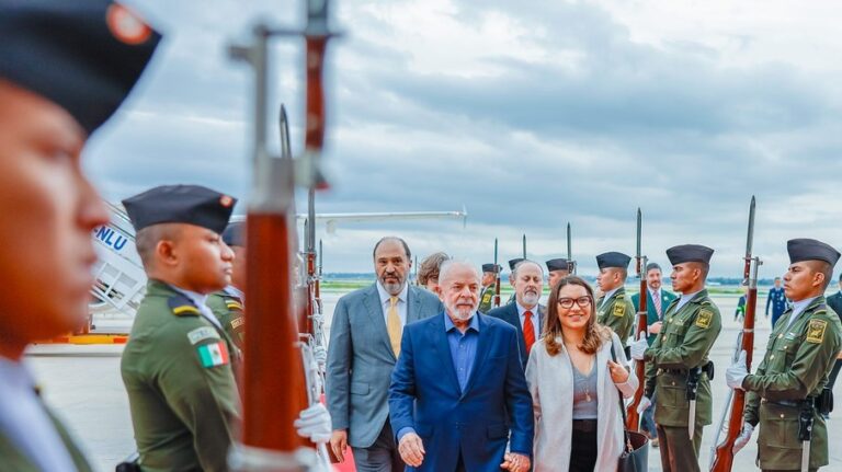 Lula chega ao México para posse de Claudia Scheinbaum, que ocorre nesta terça-feira (1º)
