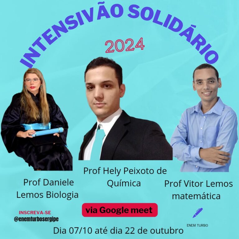 Professores promovem “Intensivão Enem Solidário”