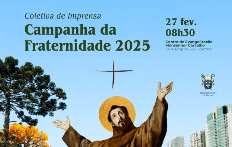 Arquidiocese de Aracaju lançará Campanha da Fraternidade 2025 na quinta-feira