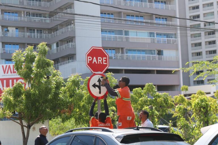 SMTT realiza reordenamento viário na Avenida Francisco Freitas Bendocchi Alves e entorno para melhorar fluidez e segurança