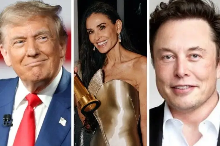 Revista Time: Demi Moore, Ed Sheeran, Elon Musk e Donald Trump estão entre as pessoas mais influentes de 2025