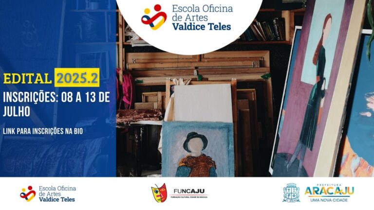 Funcaju: Escola Oficina de Artes Valdice Teles abre vagas para 2025.2