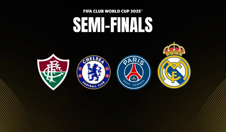 Acompanhe a programação dos confrontos das semifinais do Mundial de Clubes 2025; Fluminense, Chelsea, Real Madrid e Paris Saint-Germain seguem invictos