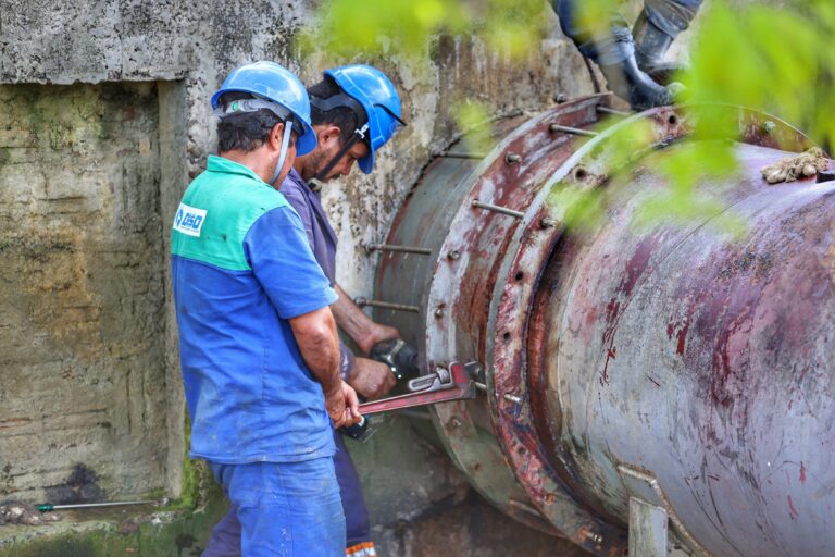 Deso conclui manutenção emergencial na Adutora do São Francisco