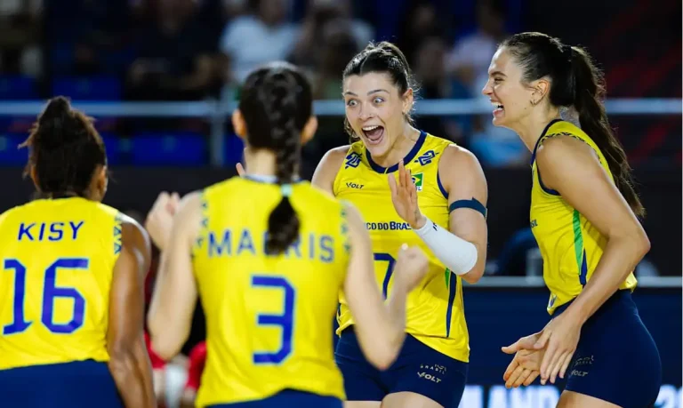 Brasil vence Porto Rico e avança às oitavas de final do Mundial de Vôlei Feminino 2025