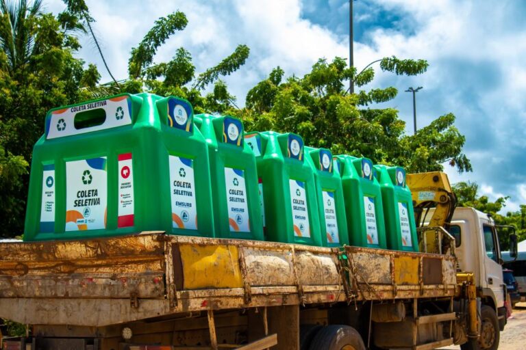 Aracaju conta com novos pontos de entrega para descarte de material reciclável em diversos bairros