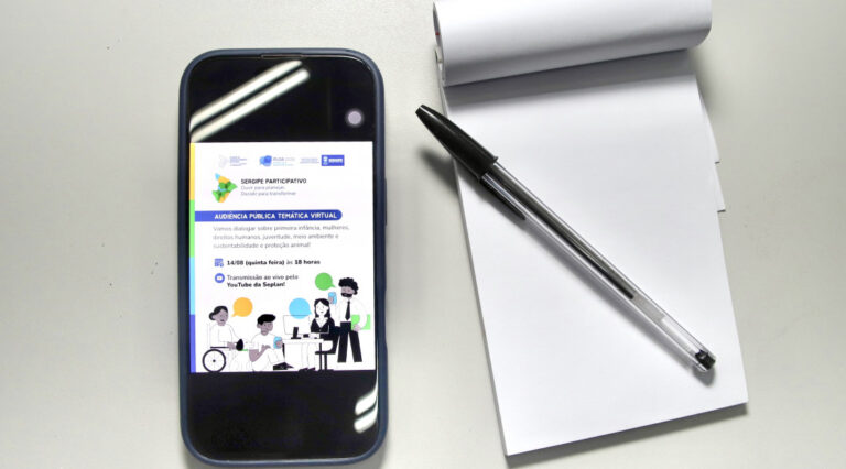 Sergipe Participativo abre audiência pública virtual com foco na construção do PLOA 2026