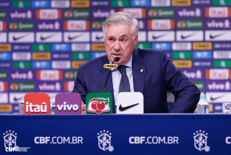 Ancelotti anuncia próxima convocação da Seleção Brasileira para 1º de outubro