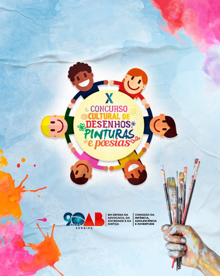OAB/SE abre inscrições para a 10ª edição do Concurso de Desenho, Pintura e Poesia