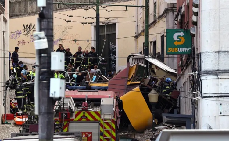 Sobe para 17 número de mortos em acidente com bondinho em Lisboa; não há registro de brasileiros entre vítimas