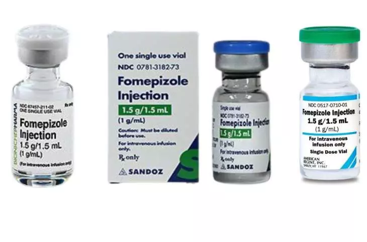 Anvisa libera importação de 2,6 mil frascos de Fomepizol
