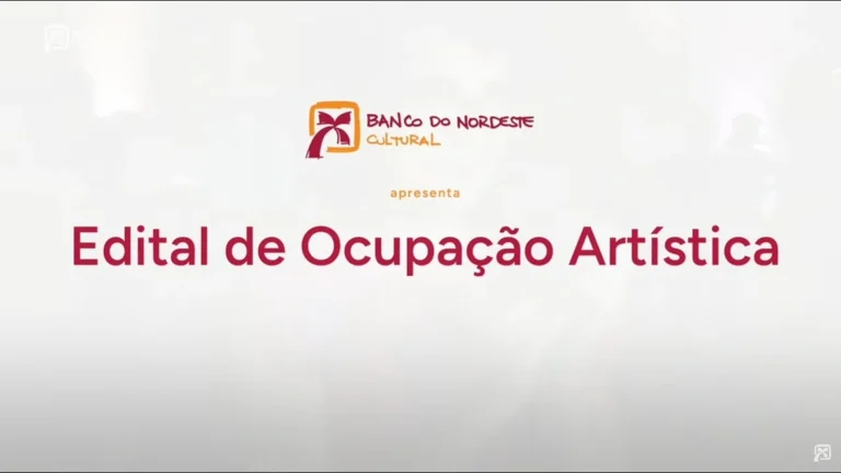 Artistas sergipanos podem se inscrever no Edital de Ocupação Artística do Banco do Nordeste