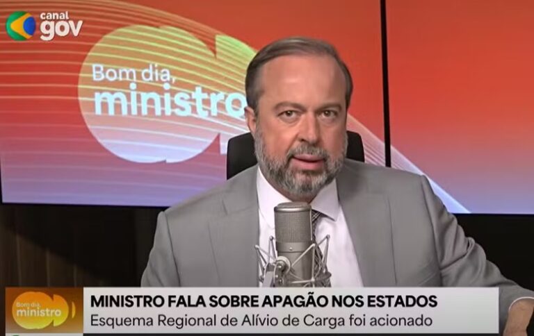 Ministro de Minas e Energia explica que apagão ocorreu por falha elétrica localizada