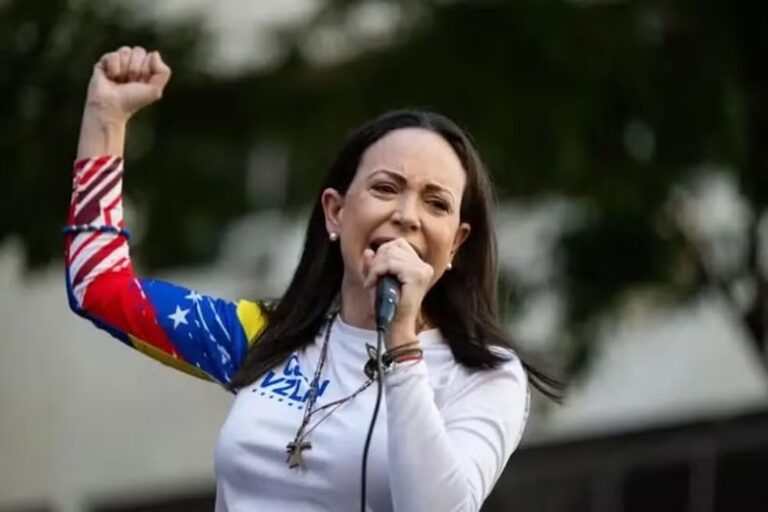 María Corina Machado, líder da oposição venezuelana, vence o Nobel da Paz
