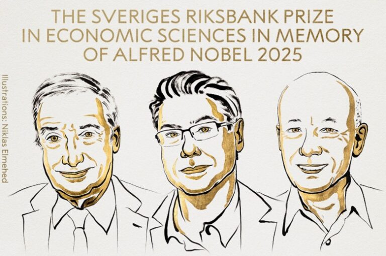 Trio que explicou crescimento econômico na inovação ganha Nobel de Economia
