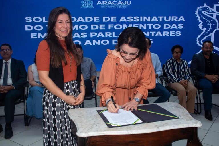 Prefeita de Aracaju libera R$ 12,3 milhões em emendas impositivas para beneficiar instituições sociais e de saúde