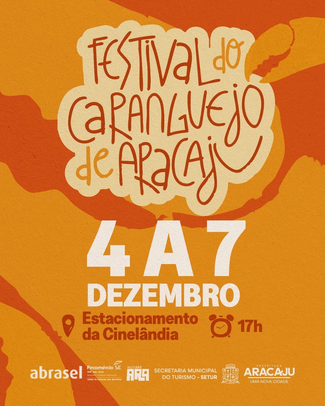 Festival do Caranguejo 2025 vai oferece atrações musicais durante todo o evento
