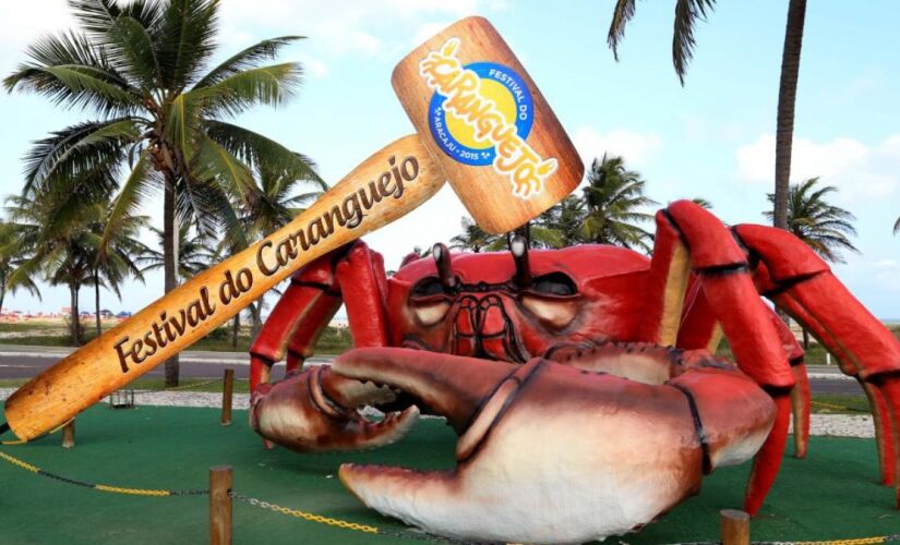 Em Aracaju, Festival do Caranguejo, na Orla da Atalaia, segue até domingo (7) encantando sergipanos e turistas