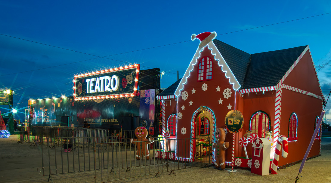 Em Aracaju, Vila do Natal Iluminado 2025 oferece programação cultural e artística diversificada para todos os públicos