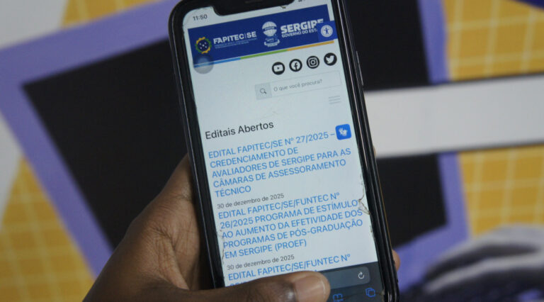 Fapitec/SE lança dois editais para fortalecer a iniciação científica e a pós-graduação em Sergipe