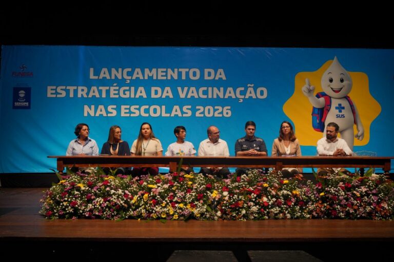 Ministério Público de Sergipe destaca projeto “Vacina Nota 10” em lançamento de estratégia estadual para ampliar imunização nas escolas