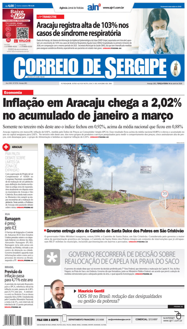 Correio de Sergipe – Edição: 6735 – 14-04-2026
