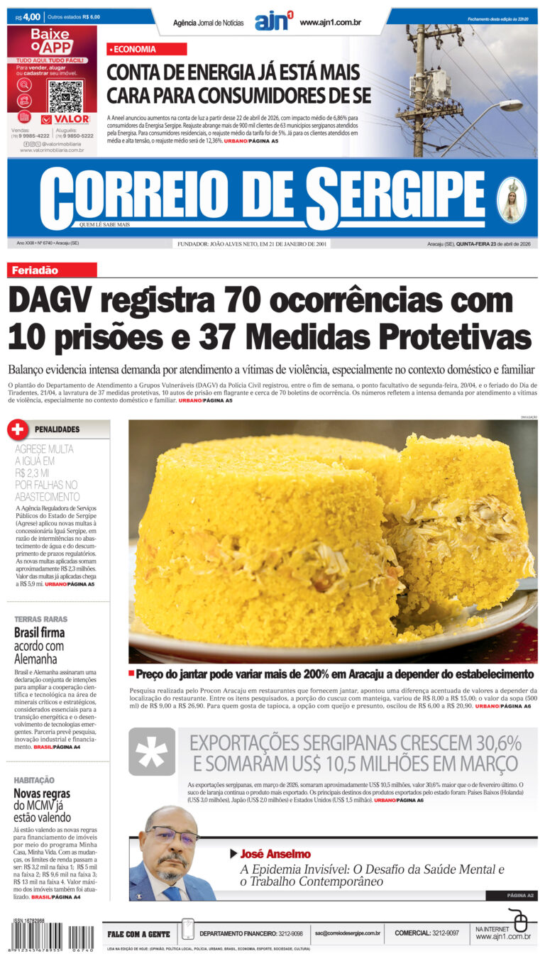 Correio de Sergipe – 23-04-2026
