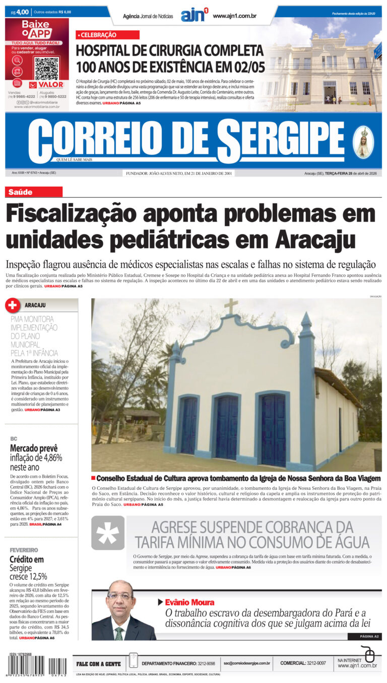 Correio de Sergipe – Edição: 6743 – 28-04-2026