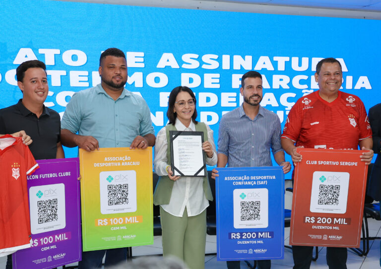 Clubes de Aracaju terão R$ 600 mil em patrocínio da Prefeitura