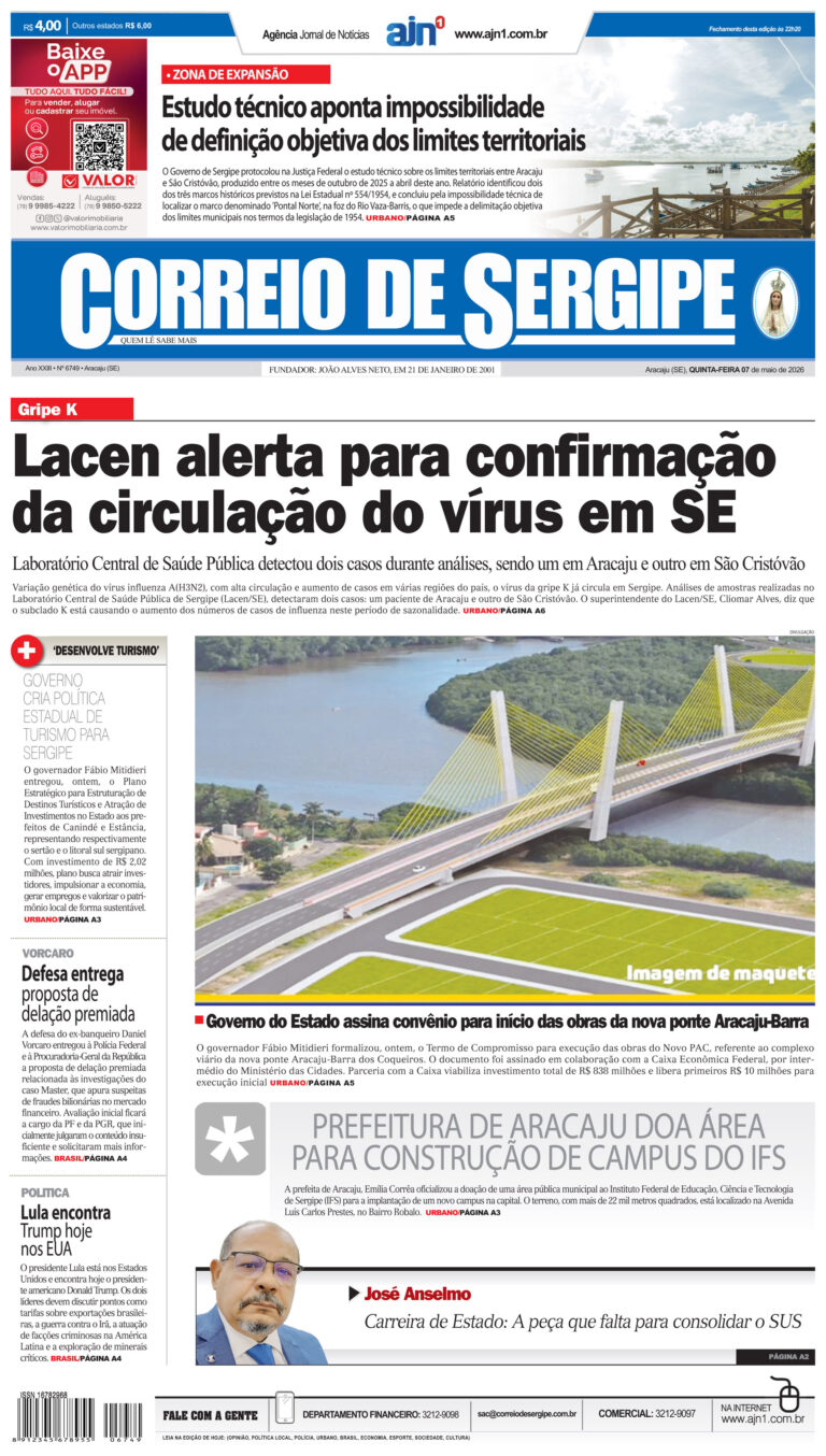 Correio de Sergipe – Edição: 6749 – 07-05-2026