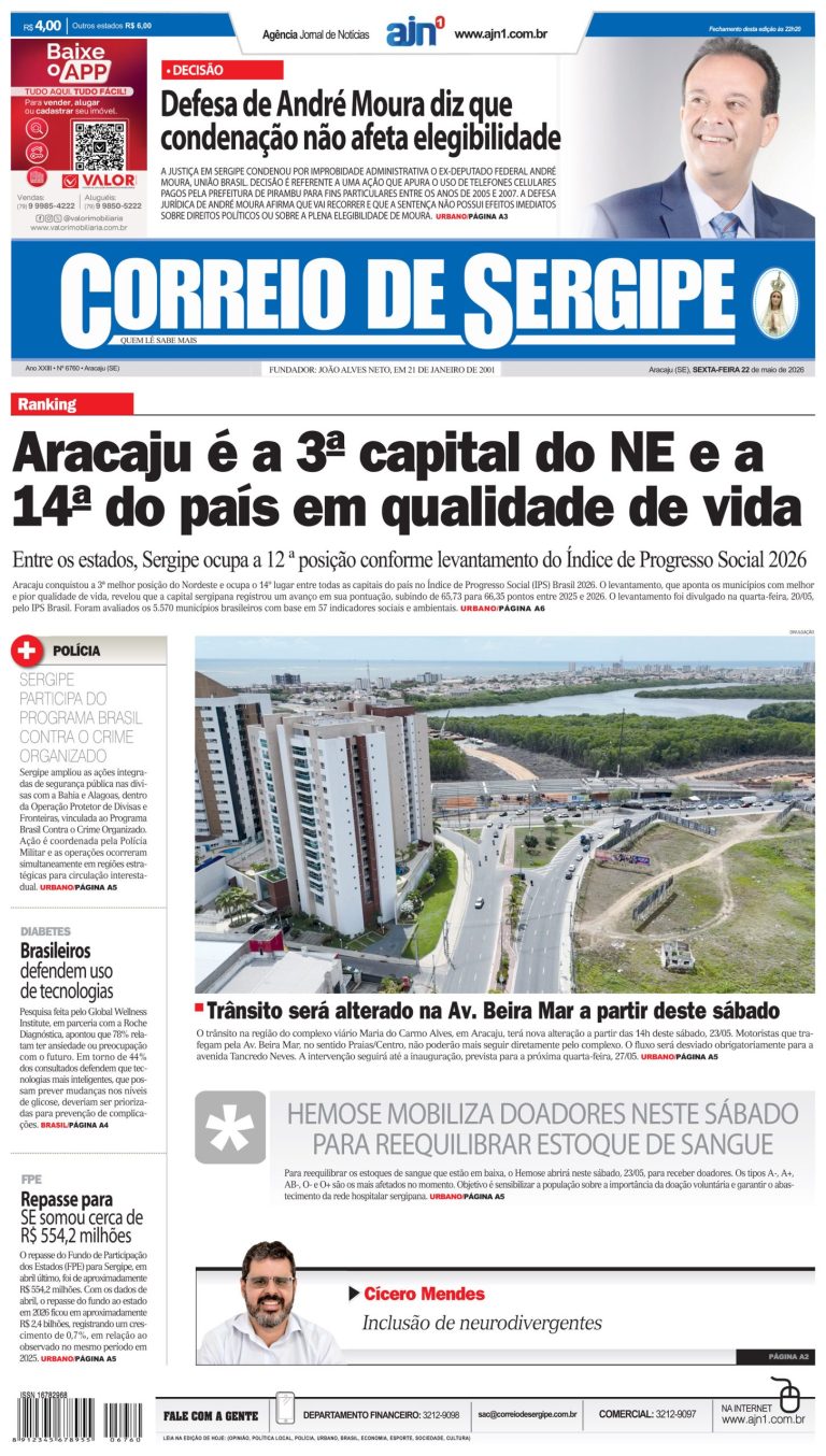 Correio de Sergipe – 22-05-2026