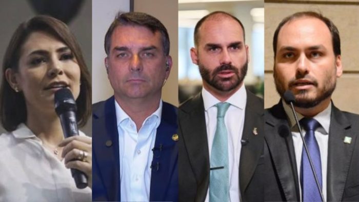 Relembre as brigas de Michelle, Flávio, Eduardo, Carlos e Renan Bolsonaro