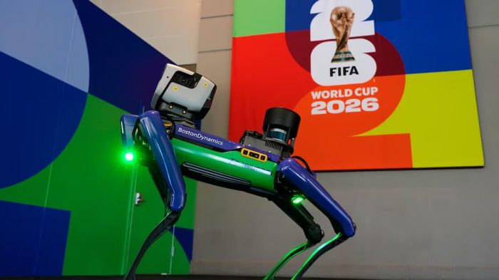 Cães-robôs vão patrulhar estádios durante Copa do Mundo de 2026