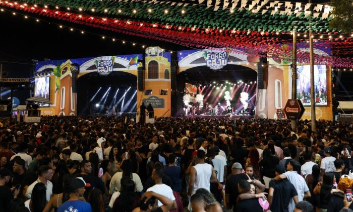 Forró Caju 2026 conta com sertanejo, forró e música popular nordestina nesta segunda-feira (22)
