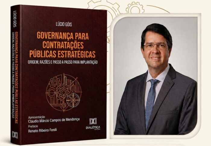 “Governança para Contratações Públicas Estratégicas”, de Lúcio Góis, será lançado na próxima terça-feira