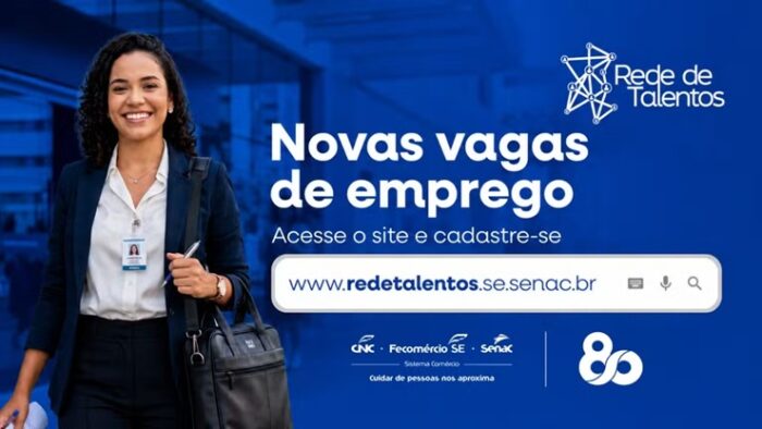 Senac Sergipe abre 44 vagas de emprego pela Rede de Talentos