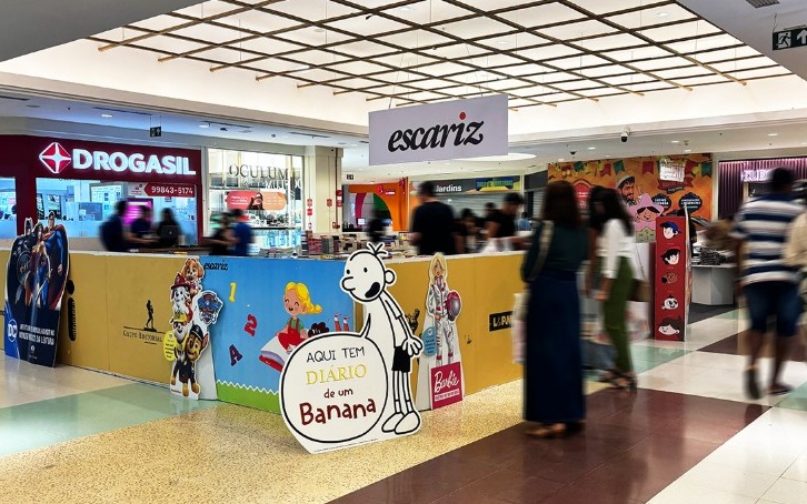 Feira de Livros impulsiona programação cultural de férias no Shopping Jardins