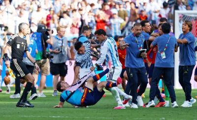 Fifa abre processos contra Argentina por cânticos, atrasos e briga na final da Copa