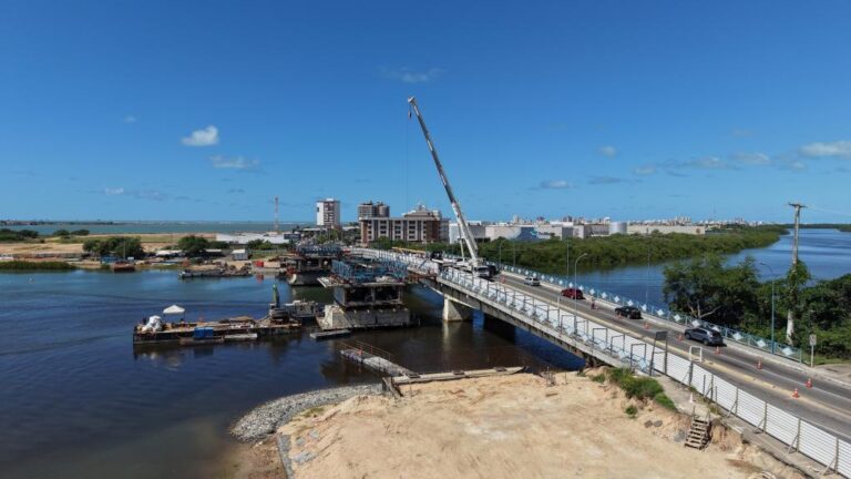 Em Aracaju, obra da Ponte Godofredo Diniz avança para nova etapa e terá ‘Pare e Siga’ a partir desta quinta-feira (23)