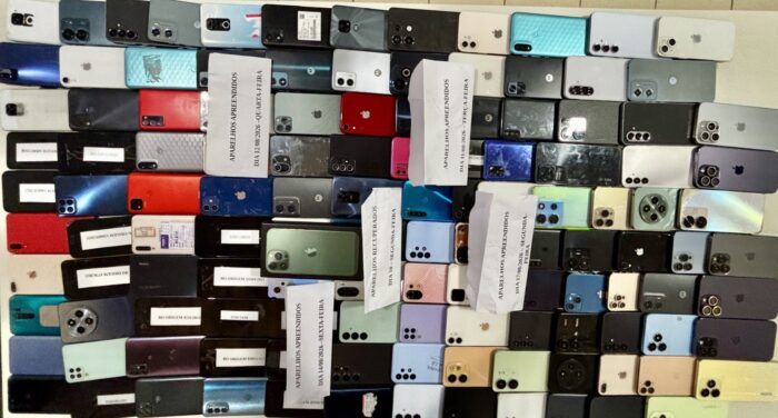 PC devolve cerca de 700 celulares recuperados na Operação Última Chamada